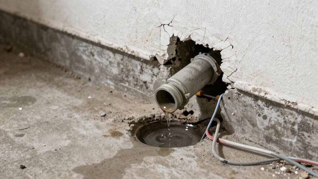 proper discharge pipe maintenance