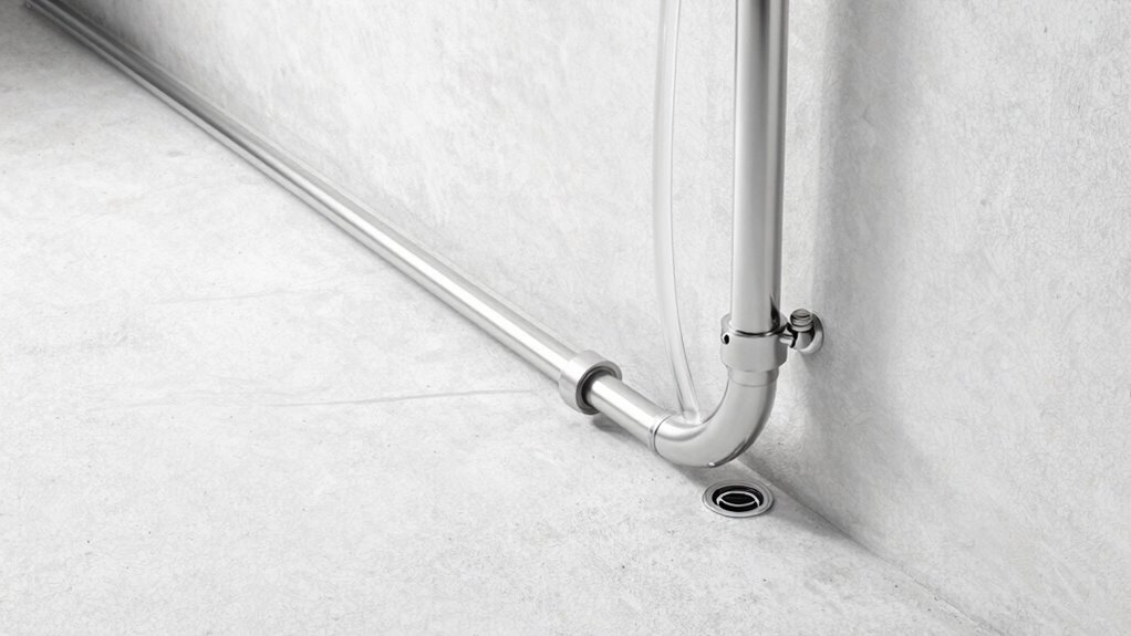 proper drain line placement