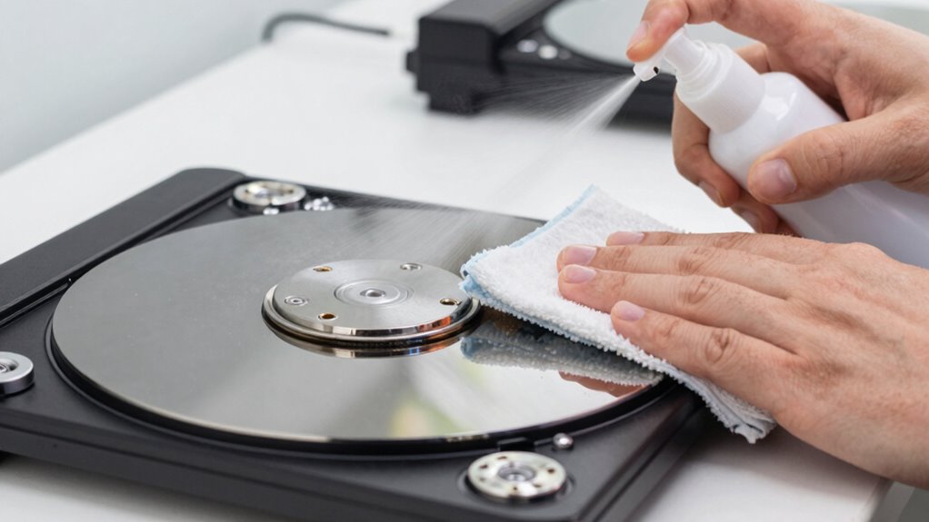 screen cleaning routine