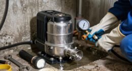 test clean backup sump