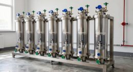 top backwashing sulfur filters