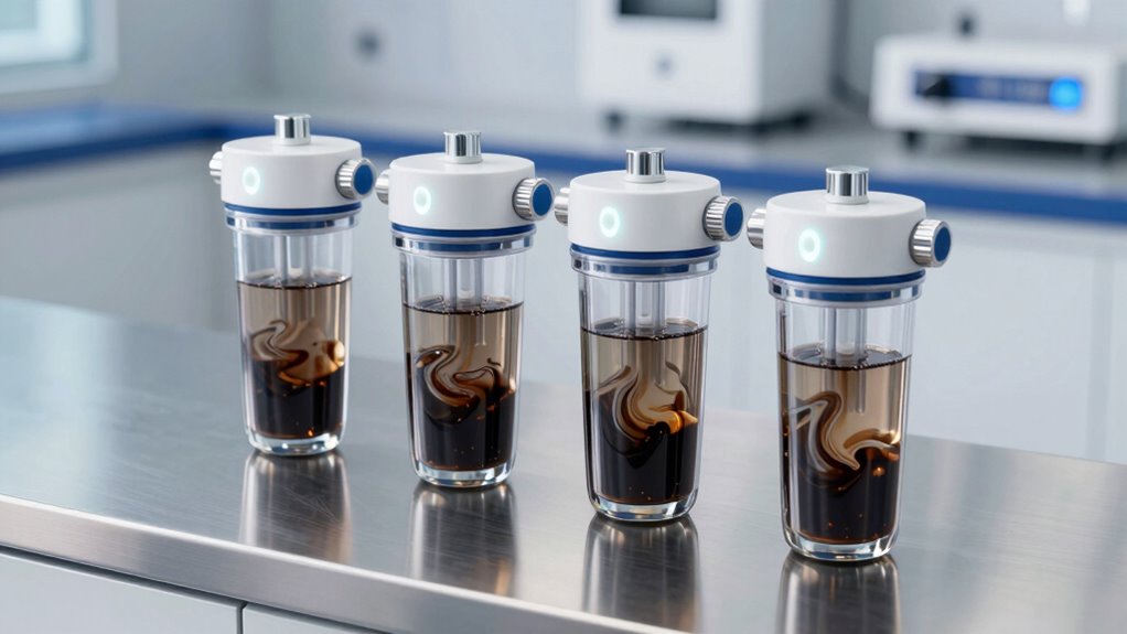 top backwashing tannin filters