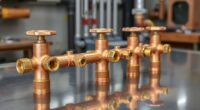 top copper manifold valves