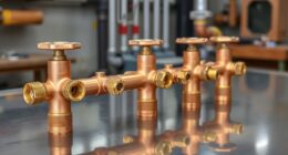 top copper manifold valves