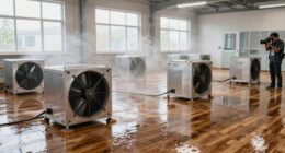top water damage drying fans