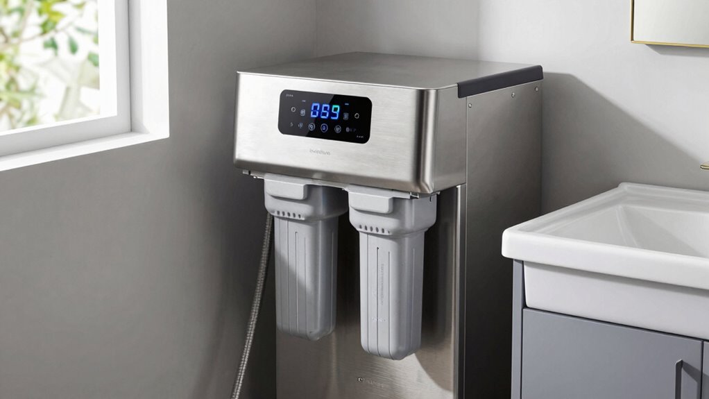 water hardness household size