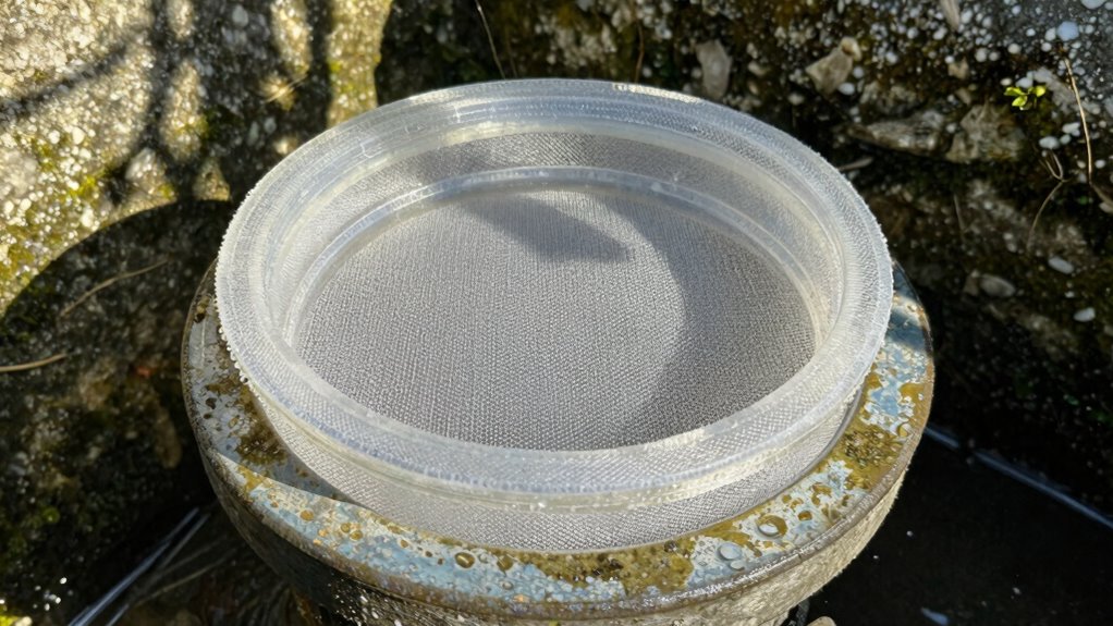 fine mesh resin filter maintenance