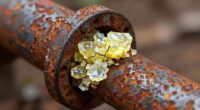 iron and sulfur odors