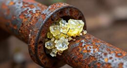 iron and sulfur odors