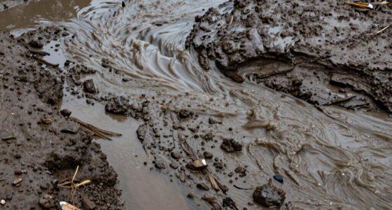 persistent sediment deposition patterns