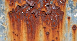 rusting metal deterioration process