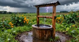 seasonal rain affects well water