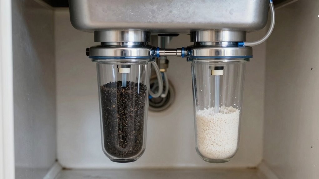 two stage sediment filtration system