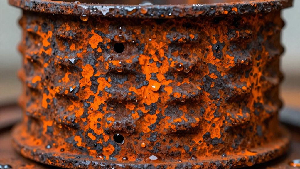 using iron filter stains