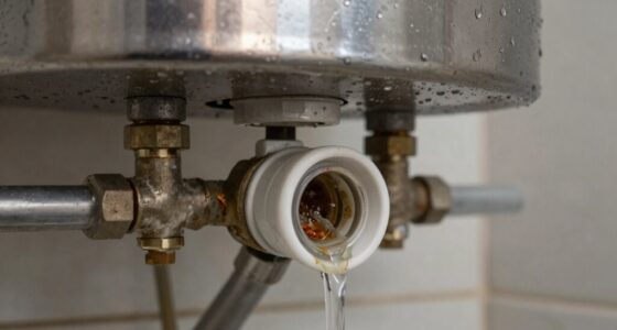 water heater reveals water quality