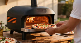 Dome XL (Gen 2) pizza oven in Black Orange by Tonester and Gozney