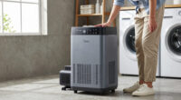 Refurb: 50-Pt Midea Cube Dehumidifier w/ Pump (4,500 sq. ft, Gray) $110 + Free S&H