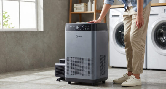 Refurb: 50-Pt Midea Cube Dehumidifier w/ Pump (4,500 sq. ft, Gray) $110 + Free S&H