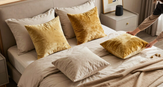 This “Boring,” Beige Guest Bedroom Is Transformed into a Luxe, Layered Retreat