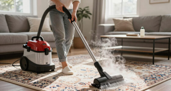 This Heavy-Duty Steam Cleaner Made My 10-Year-Old Rug Look New (I Had No Idea It Was So Gross!)