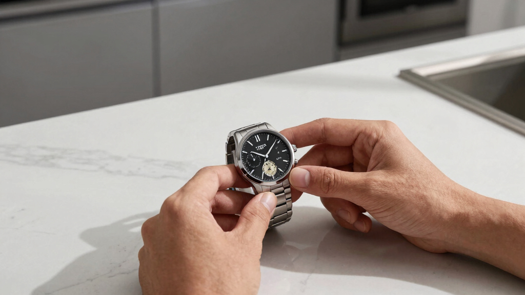 vario versa watch combines two time zones in a single reversible form