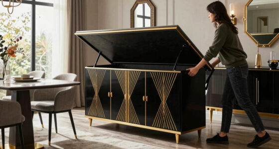 A Murphy Bed Turned A Dining Room Into An Art Deco Multi-Functional Space