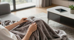 This Luxuriously Soft Blanket Is Just Like That Insta-Famous Option, But Less Expensive (And Comes In Stripes!)