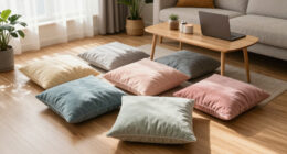 10 Floor Cushions That Instantly Create Cozy Reading Nooks (And Extra Seating!)