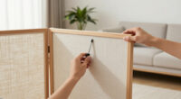 He Skipped A Bulky Headboard For A Room Divider (It's Surprisingly Cozy)
