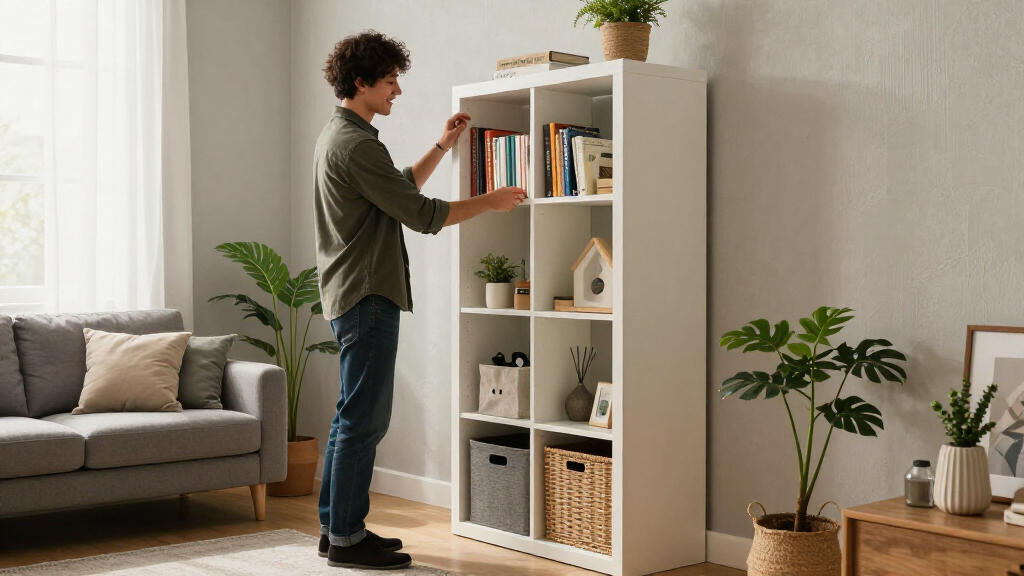 I Created A Pretty IKEA BILLY Hack That Seriously Cuts Clutter