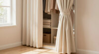 I Ditched My Closet Doors For $60 Pleated Curtains (See Why!)
