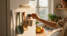 My Grandma Gigi’s “House Rules” Magnet Helps Me Keep My Home Clean