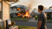 Two-storey Auckland House Collapses In Fire - NZ Herald
