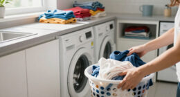 A Laundry Room Was An Eyesore Until IKEA Cabinets Gave It An Organized Redo