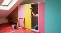 A Plain Attic Bedroom Is Now A “Little Jewel Box” After A Colorful Redo