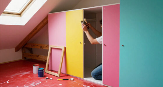 A Plain Attic Bedroom Is Now A “Little Jewel Box” After A Colorful Redo