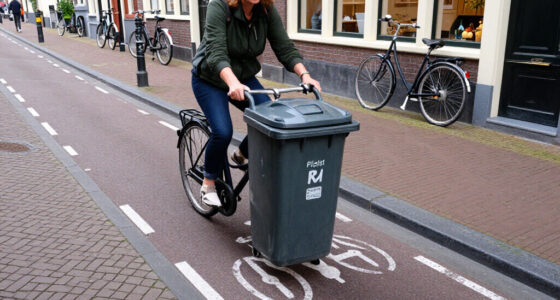 Amsterdam Plaatst Prullenbak Midden Op Fietspad: 'Een Giller' - NOS