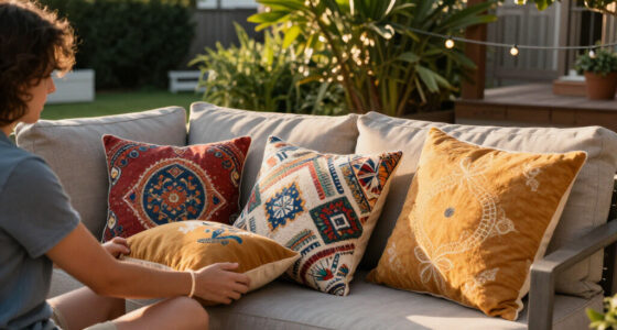 These Designer Outdoor Pillows Are So Pretty, I’d Use Them Indoors