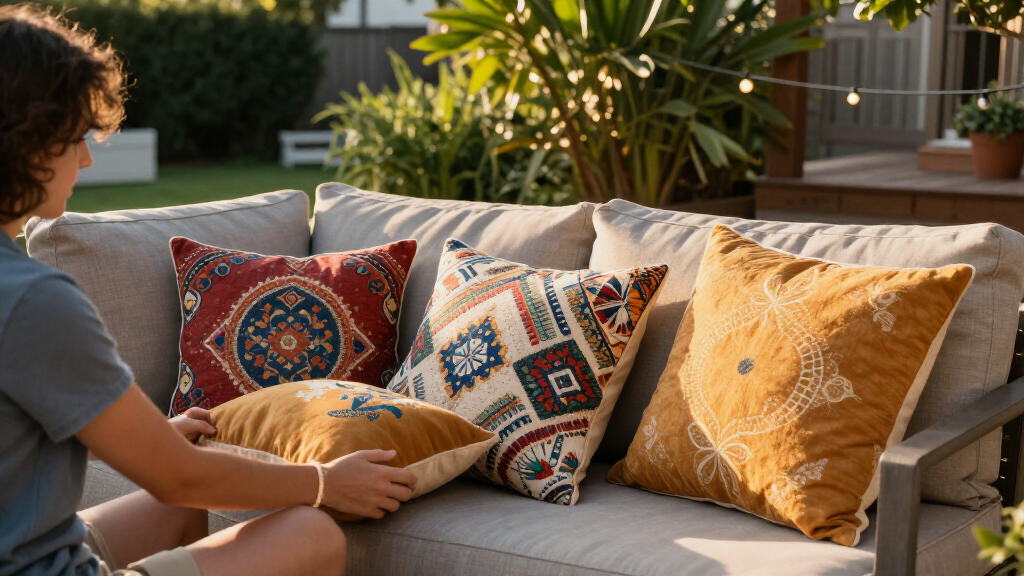 These Designer Outdoor Pillows Are So Pretty, I’d Use Them Indoors