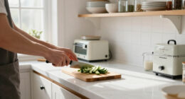 This Kitchen Was Straight Out Of The '70S Until A Cozy All-White Redo