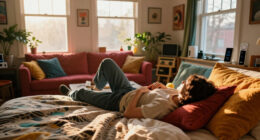 You’d Never Know This Color-Drenched Bedroom Used To Be A Living Room
