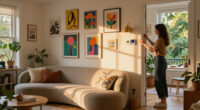 A Hockney Collage Inspired This Art-Filled Central Park Home, Where A Serpentine Sofa Bows To The View