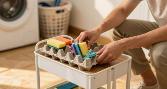 Ditch Bins: The Smarter Way To Organize A Storage Cart Using Empty Egg Cartons