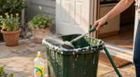 Smelling Your Garbage Cans? The Underrated Trick To Give Them A Deep Clean