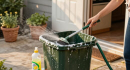 Smelling Your Garbage Cans? The Underrated Trick To Give Them A Deep Clean